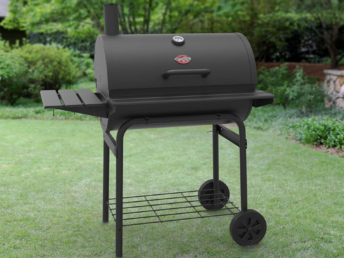 Char-Griller Pro Deluxe Charcoal Grill