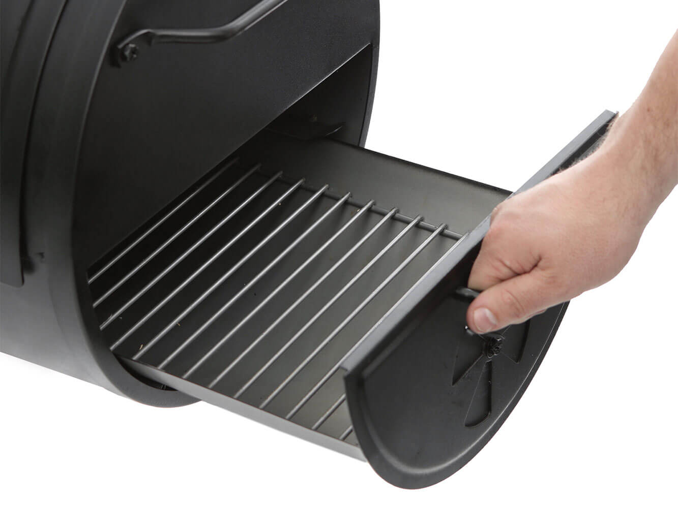 Char-Griller Portable Charcoal Grill / Side Fire Box