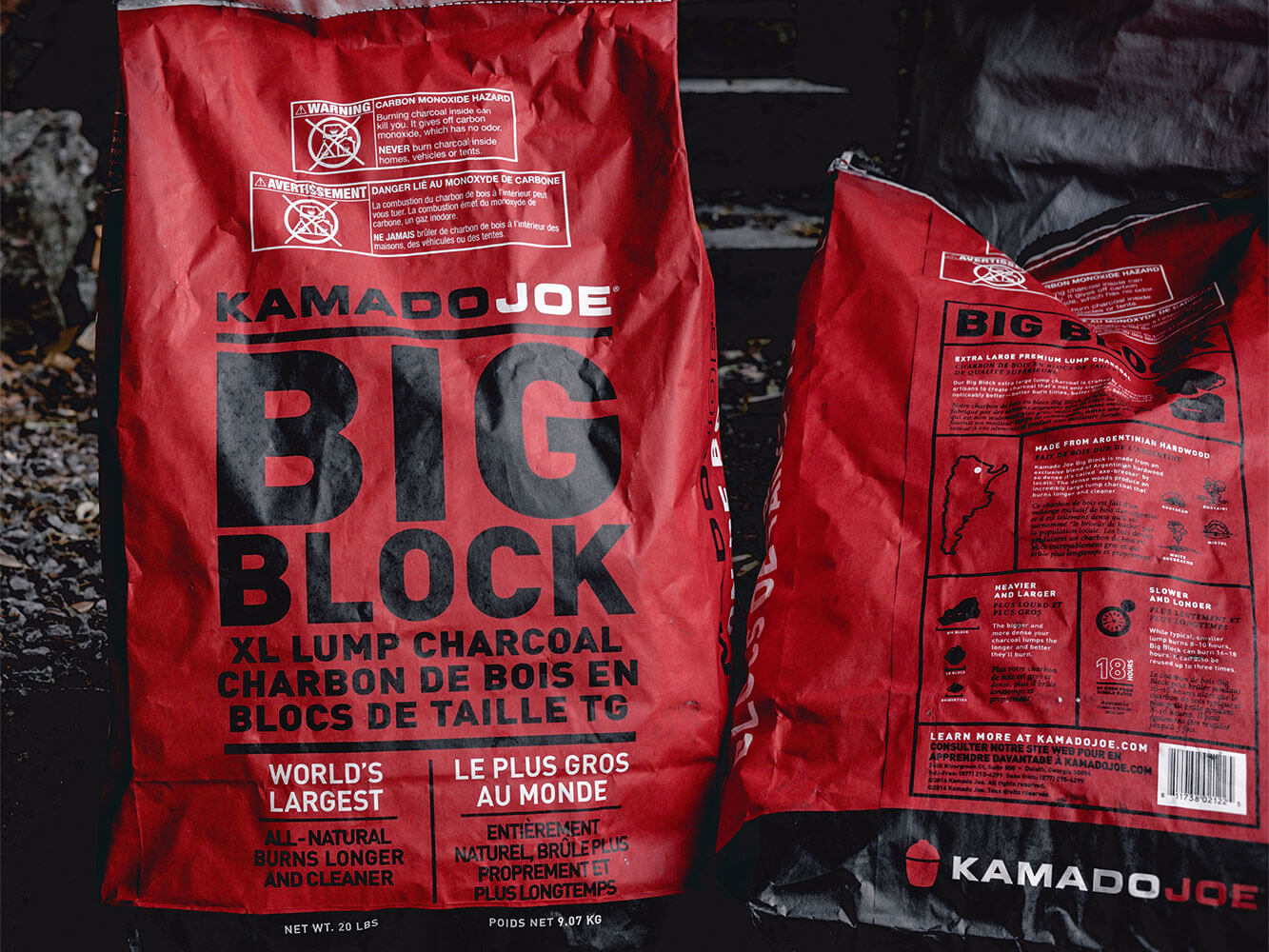 Carvão em Pedaços Big Block XL Kamado Joe